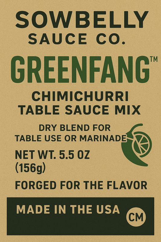 Greenfang – Chimichurri Table Sauce Mix by Sowbelly Sauce Co
