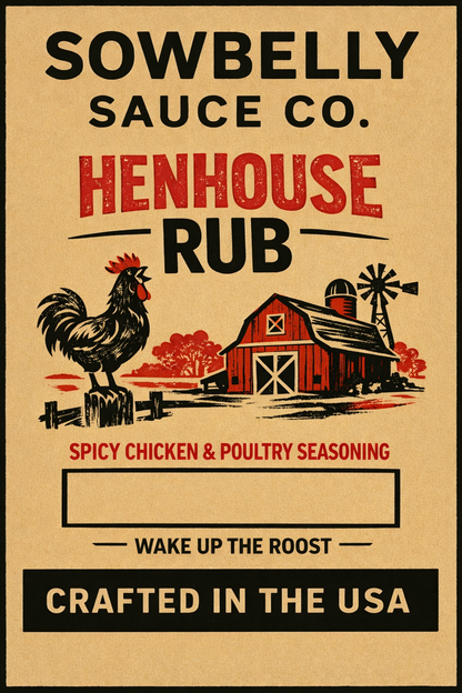 Henhouse Rub – Savory Poultry Seasoning by Sowbelly Sauce Co.™