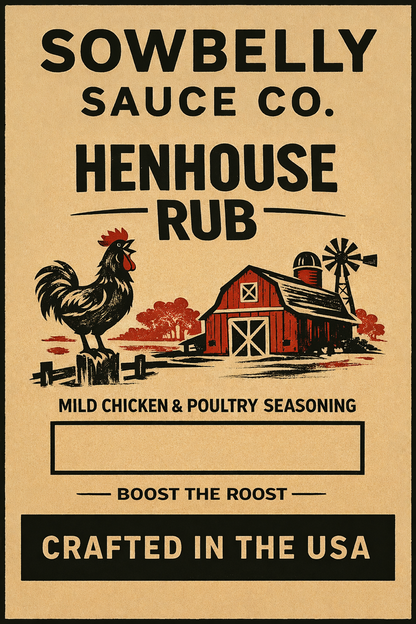 Henhouse Rub – Savory Poultry Seasoning by Sowbelly Sauce Co.™