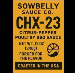CHX-23 – Citrus-Pepper Poultry BBQ Sauce by Sowbelly Sauce Co.